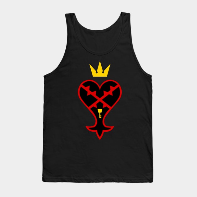 Kingdom Hearts Heartless Symbol Tank Top by Mavis